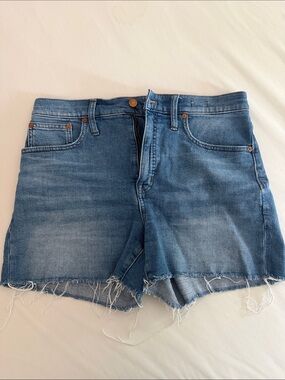 MADEWELL | High rise denim shorts